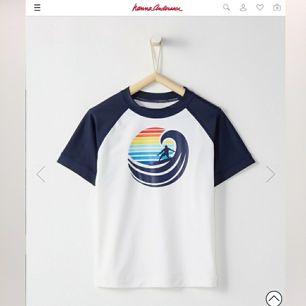 NWT Hanna Andersson | Sunblock Art Rashguard US 4